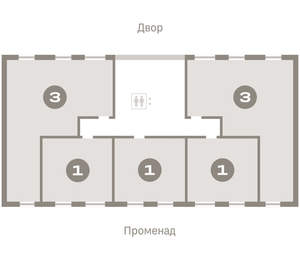 3-к квартира, вторичка, 85м2, 6/9 этаж