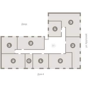 3-к квартира, вторичка, 66м2, 3/9 этаж