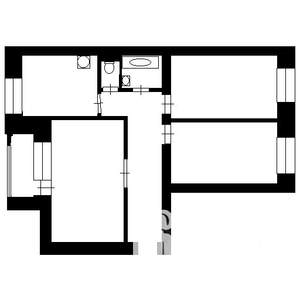 3-к квартира, вторичка, 67м2, 2/5 этаж