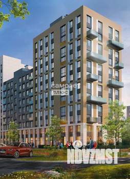 1-к квартира, строящийся дом, 40м2, 6/9 этаж