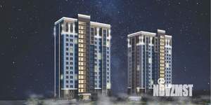1-к квартира, строящийся дом, 42м2, 11/16 этаж