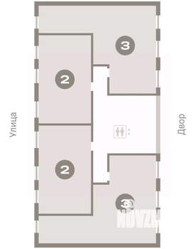 3-к квартира, вторичка, 84м2, 6/9 этаж