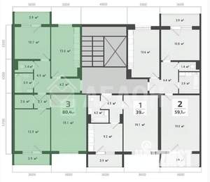 3-к квартира, вторичка, 76м2, 5/10 этаж