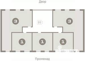 3-к квартира, вторичка, 85м2, 5/7 этаж