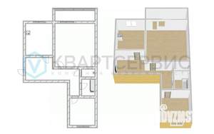 2-к квартира, вторичка, 55м2, 7/9 этаж