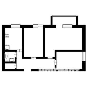 3-к квартира, вторичка, 62м2, 1/5 этаж
