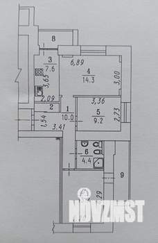 3-к квартира, вторичка, 62м2, 7/15 этаж