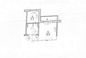 1-к квартира, вторичка, 36м2, 2/9 этаж