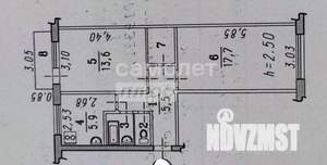 2-к квартира, вторичка, 48м2, 3/5 этаж