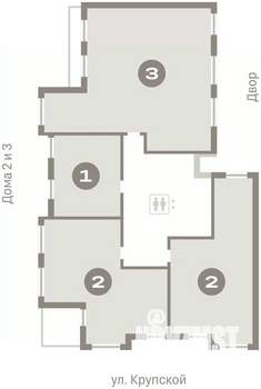 3-к квартира, вторичка, 127м2, 9/9 этаж