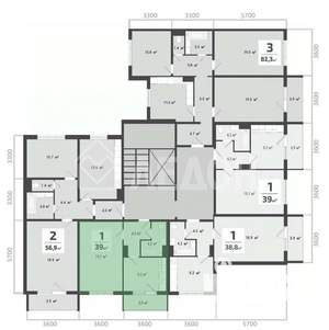 1-к квартира, вторичка, 37м2, 10/10 этаж