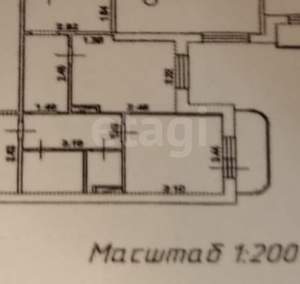 2-к квартира, вторичка, 60м2, 4/10 этаж