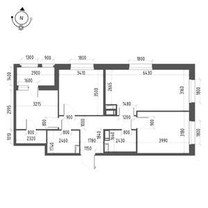 3-к квартира, вторичка, 77м2, 10/12 этаж