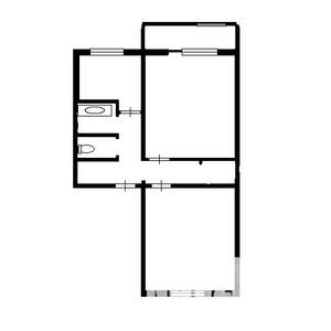 2-к квартира, вторичка, 45м2, 4/5 этаж