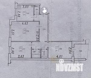 3-к квартира, вторичка, 63м2, 4/9 этаж