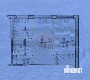 2-к квартира, вторичка, 40м2, 3/9 этаж