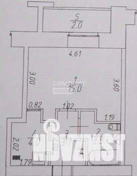 1-к квартира, вторичка, 29м2, 7/9 этаж