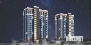 1-к квартира, строящийся дом, 36м2, 11/16 этаж