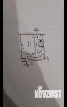 1-к квартира, вторичка, 29м2, 5/5 этаж