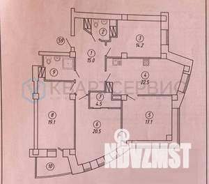 4-к квартира, вторичка, 121м2, 16/21 этаж