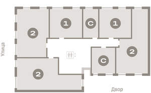 3-к квартира, вторичка, 69м2, 5/9 этаж