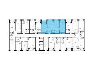 3-к квартира, вторичка, 72м2, 7/21 этаж