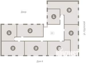 3-к квартира, вторичка, 86м2, 9/9 этаж