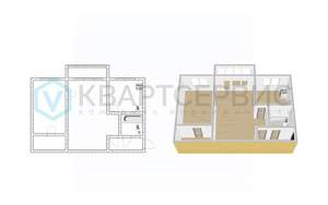 2-к квартира, вторичка, 45м2, 4/5 этаж