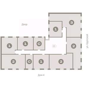 3-к квартира, вторичка, 87м2, 6/9 этаж