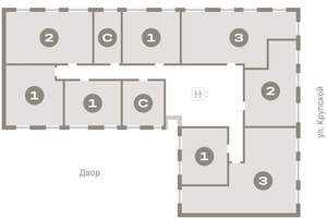 3-к квартира, вторичка, 86м2, 2/9 этаж