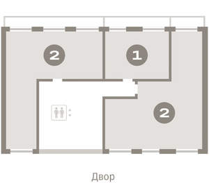 1-к квартира, вторичка, 39м2, 8/9 этаж