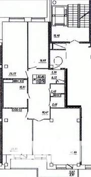 3-к квартира, вторичка, 145м2, 6/7 этаж