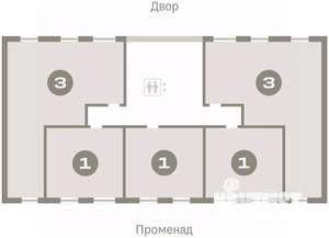 3-к квартира, вторичка, 85м2, 4/17 этаж