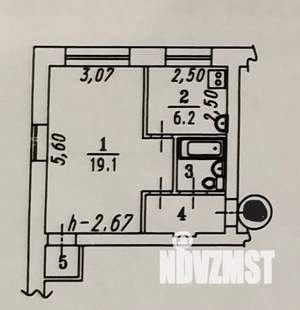 2-к квартира, вторичка, 32м2, 2/4 этаж