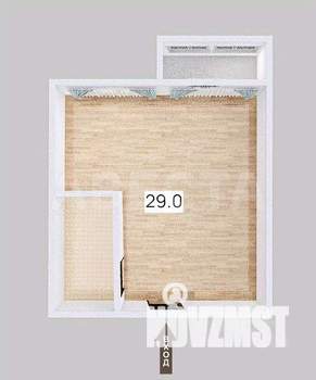 Студия квартира, вторичка, 37м2, 4/9 этаж