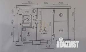 2-к квартира, вторичка, 45м2, 2/3 этаж