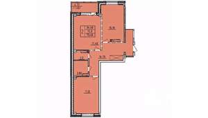 2-к квартира, вторичка, 75м2, 10/10 этаж