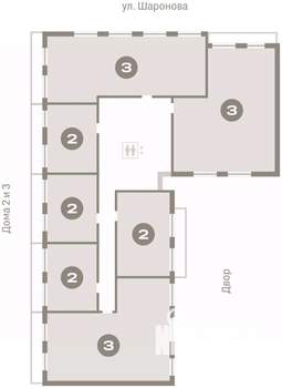 3-к квартира, вторичка, 106м2, 8/9 этаж