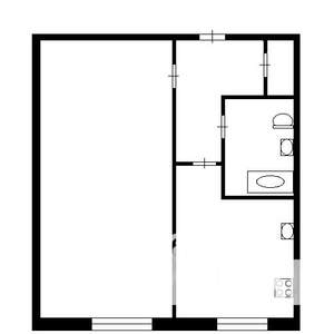 1-к квартира, вторичка, 31м2, 2/5 этаж