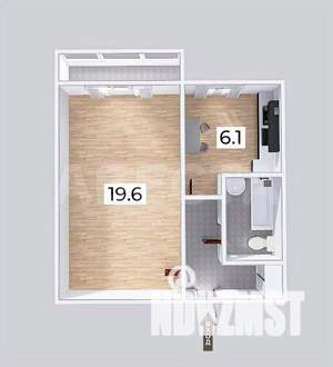 1-к квартира, вторичка, 32м2, 7/9 этаж