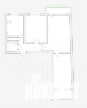 3-к квартира, вторичка, 59м2, 3/9 этаж