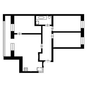 3-к квартира, вторичка, 77м2, 6/9 этаж