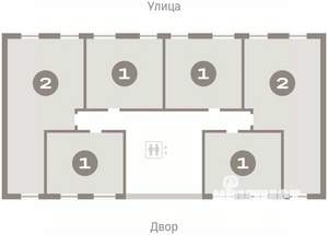 1-к квартира, вторичка, 42м2, 5/7 этаж