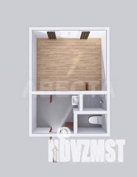 1-к квартира, вторичка, 13м2, 2/5 этаж