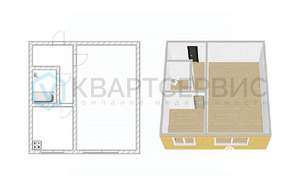 1-к квартира, вторичка, 30м2, 6/9 этаж