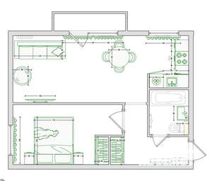 2-к квартира, вторичка, 41м2, 4/5 этаж
