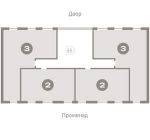 3-к квартира, вторичка, 127м2, 7/9 этаж