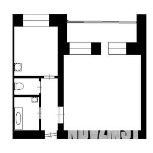 2-к квартира, вторичка, 40м2, 5/5 этаж