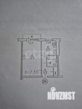 1-к квартира, вторичка, 30м2, 3/9 этаж