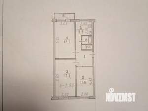 3-к квартира, вторичка, 63м2, 4/5 этаж